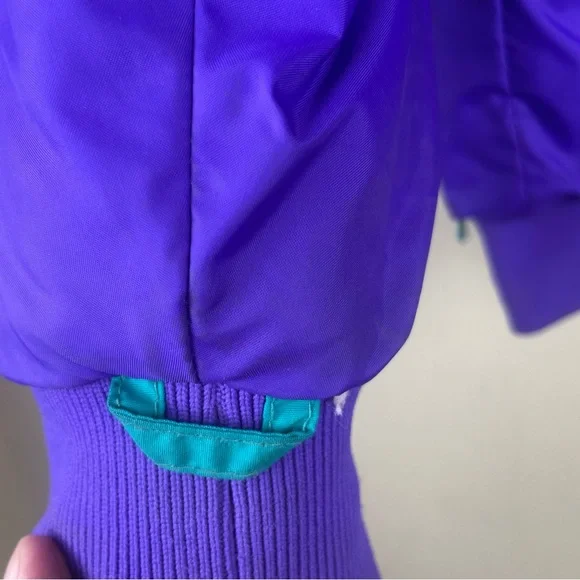 Columbia Men's Reversible All Weather Jacket Purple & Teal Size Large - Picture 13 of 14